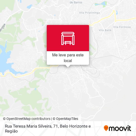 Rua Teresa Maria Silveira, 71 mapa