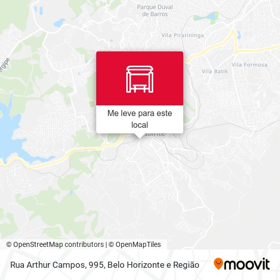 Rua Arthur Campos, 995 mapa
