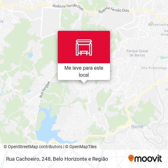 Rua Cachoeiro, 248 mapa