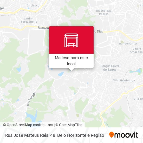 Rua José Mateus Réis, 48 mapa