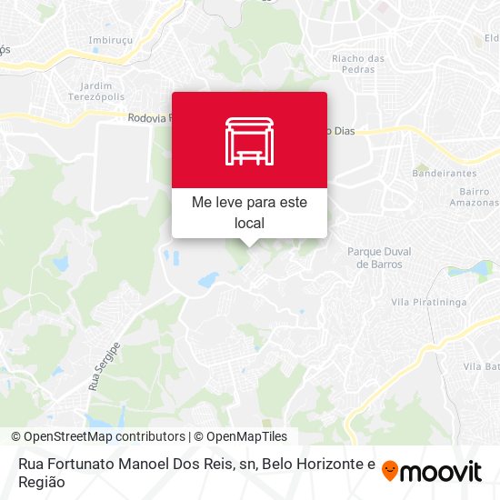 Rua Fortunato Manoel Dos Reis, sn mapa