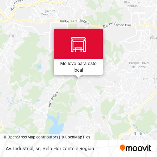 Av. Industrial, sn mapa