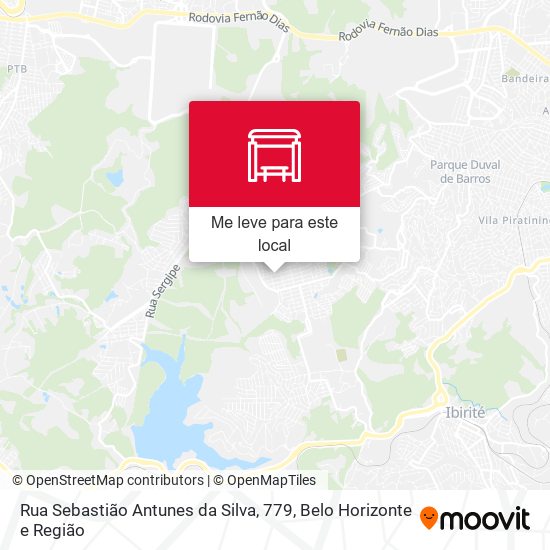 Rua Sebastião Antunes da Silva, 779 mapa