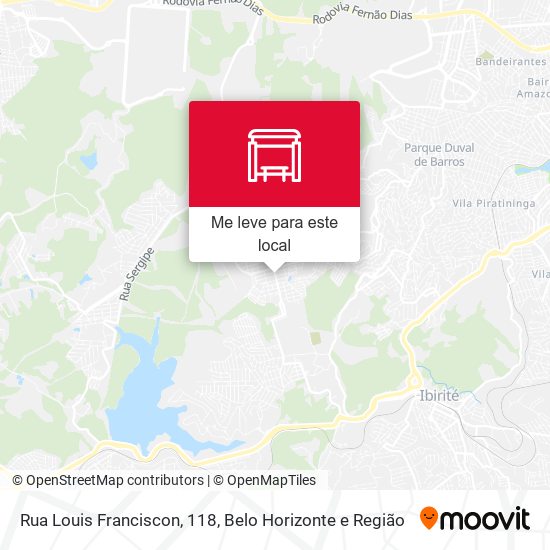 Rua Louis Franciscon, 118 mapa