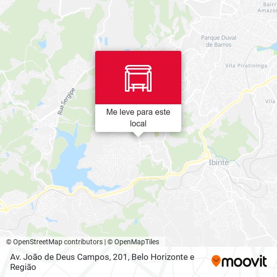 Av. João de Deus Campos, 201 mapa