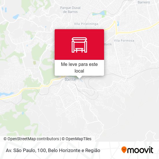Av. São Paulo, 100 mapa