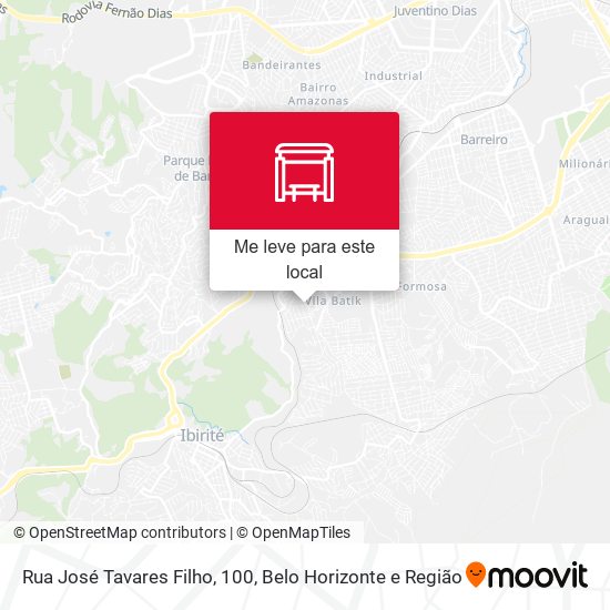 Rua José Tavares Filho, 100 mapa