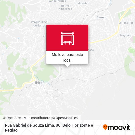 Rua Gabriel de Souza Lima, 80 mapa