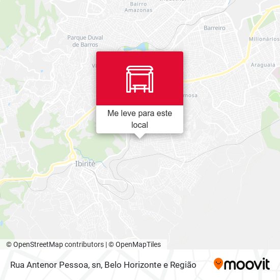 Rua Antenor Pessoa, sn mapa