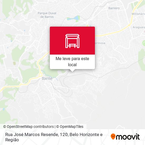 Rua José Marcos Resende, 120 mapa