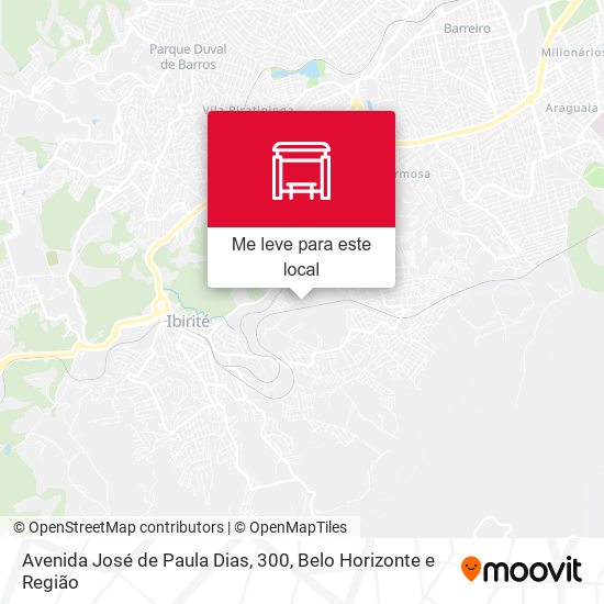 Avenida José de Paula Dias, 300 mapa