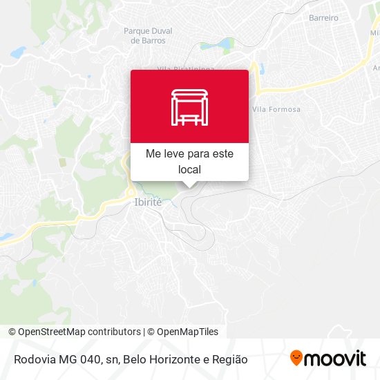 Rodovia MG 040, sn mapa