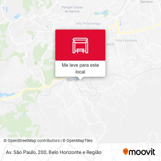 Av. São Paulo, 200 mapa