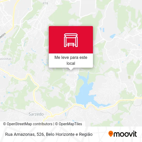 Rua Amazonas, 526 mapa