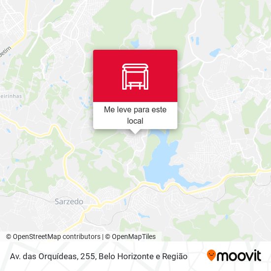 Av. das Orquídeas, 255 mapa