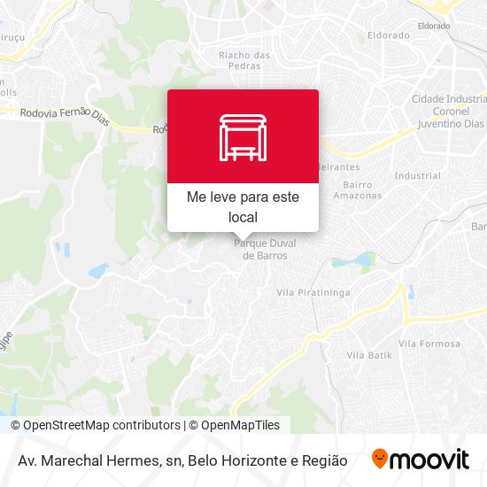 Av. Marechal Hermes, sn mapa