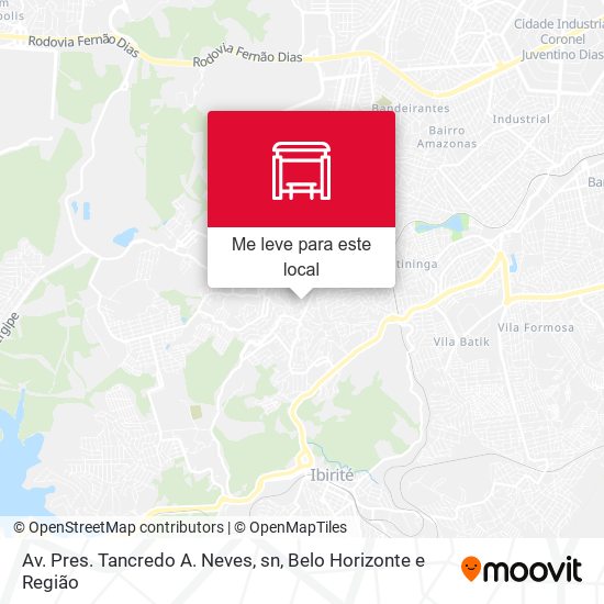 Av. Pres. Tancredo A. Neves, sn mapa