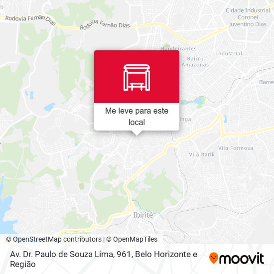 Av. Dr. Paulo de Souza Lima, 961 mapa