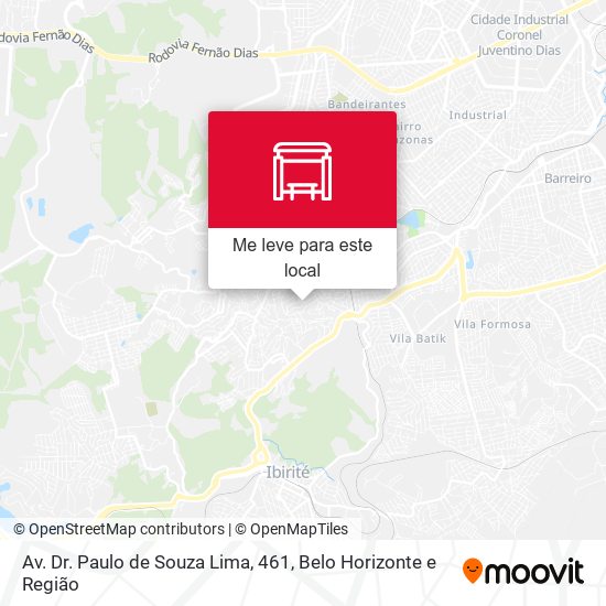 Av. Dr. Paulo de Souza Lima, 461 mapa