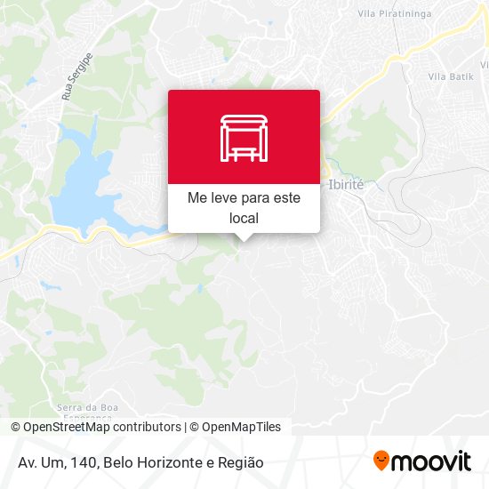 Av. Um, 140 mapa
