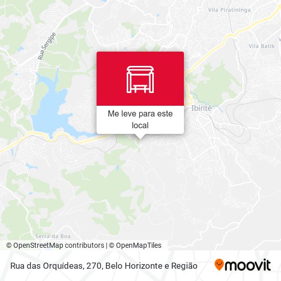 Rua das Orquídeas, 270 mapa