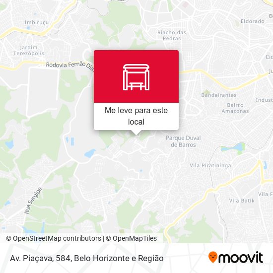 Av. Piaçava, 584 mapa