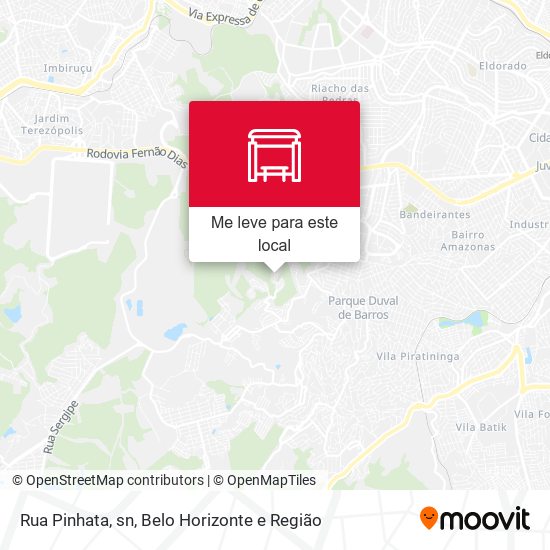 Rua Pinhata, sn mapa