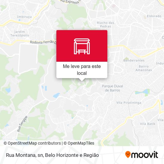 Rua Montana, sn mapa