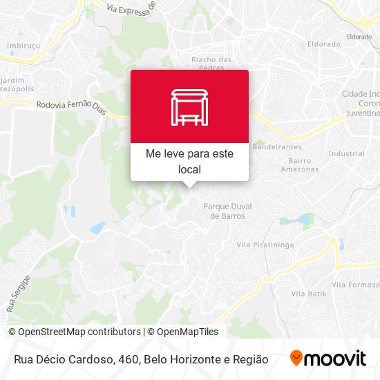 Rua Décio Cardoso, 460 mapa