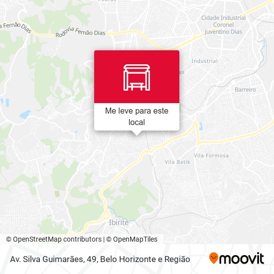 Av. Silva Guimarães, 49 mapa