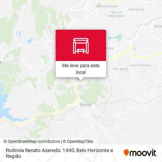Rodovia Renato Azeredo, 1440 mapa