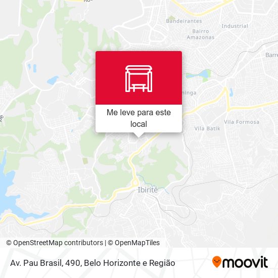 Av. Pau Brasil, 490 mapa