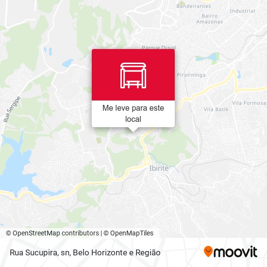 Rua Sucupira, sn mapa