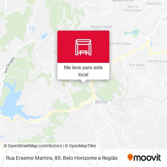 Rua Erasmo Martins, 80 mapa