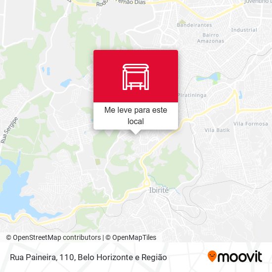 Rua Paineira, 110 mapa
