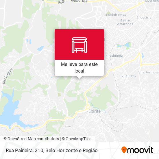 Rua Paineira, 210 mapa