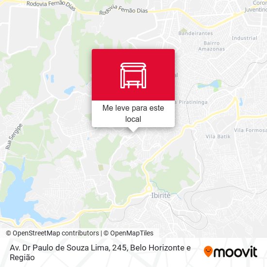 Av. Dr Paulo de Souza Lima, 245 mapa