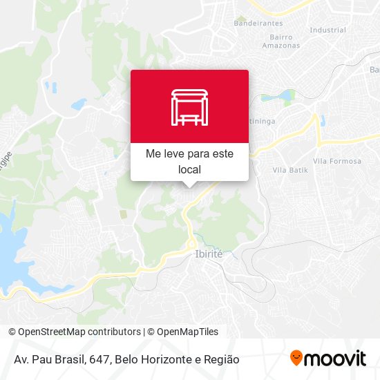 Av. Pau Brasil, 647 mapa