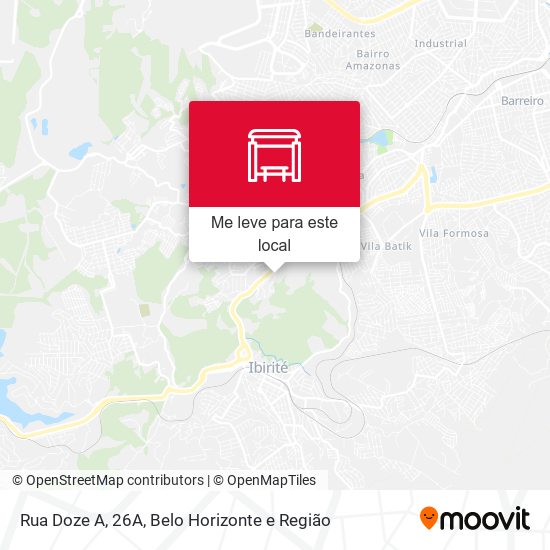 Rua Doze A, 26A mapa