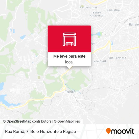 Rua Romã, 7 mapa
