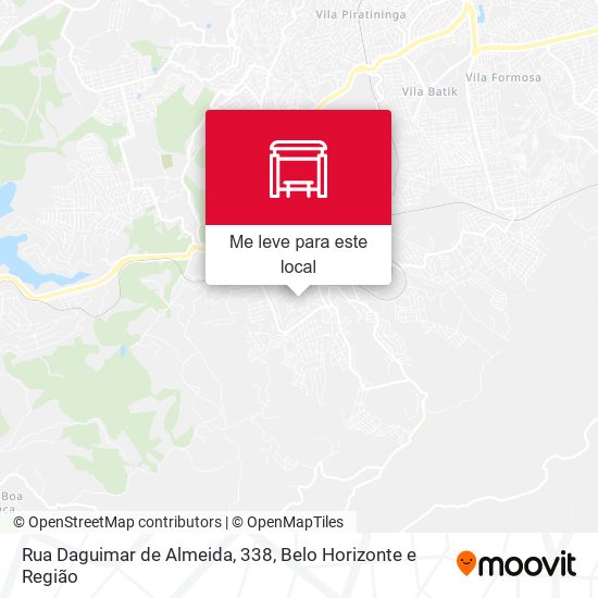Rua Daguimar de Almeida, 338 mapa