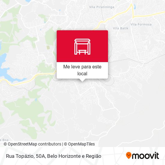 Rua Topázio, 50A mapa