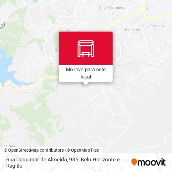 Rua Daguimar de Almeida, 935 mapa