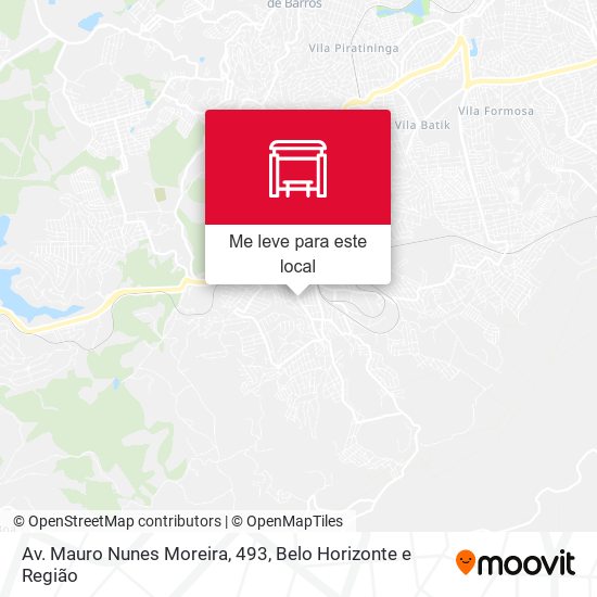 Av. Mauro Nunes Moreira, 493 mapa