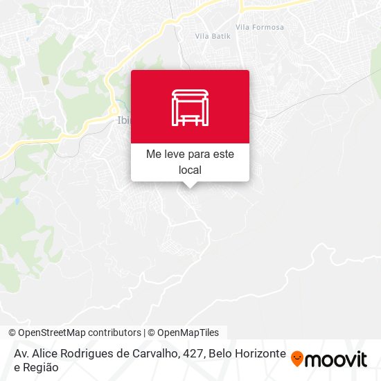 Av. Alice Rodrigues de Carvalho, 427 mapa