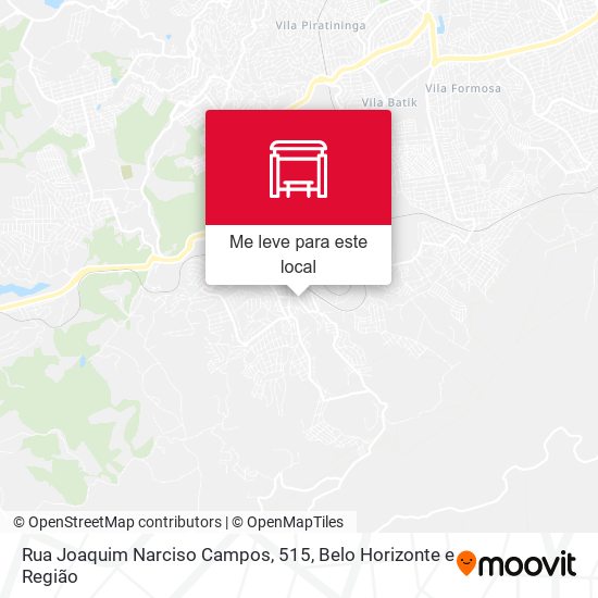 Rua Joaquim Narciso Campos, 515 mapa