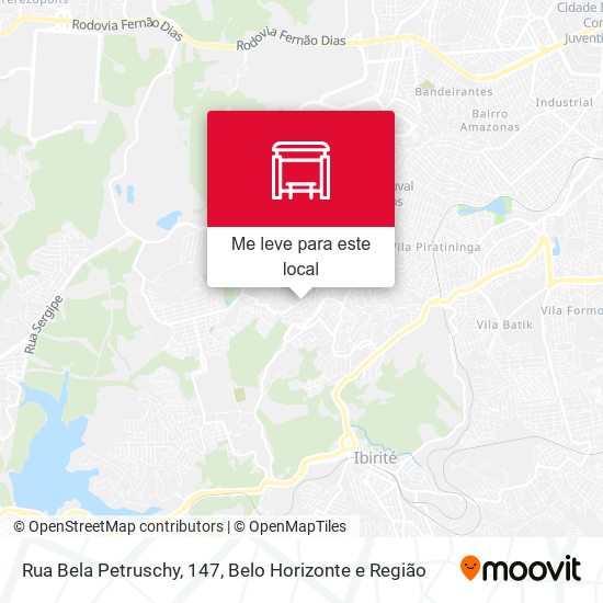 Rua Bela Petruschy, 147 mapa