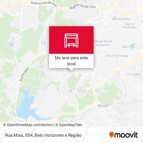 Rua Maia, 554 mapa