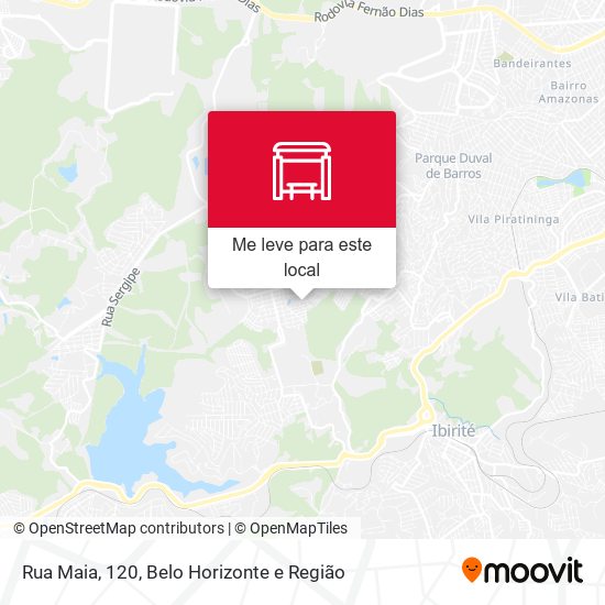 Rua Maia, 120 mapa