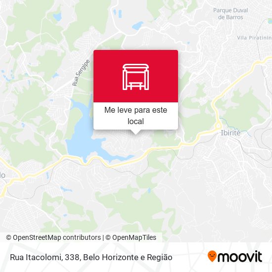 Rua Itacolomi, 338 mapa